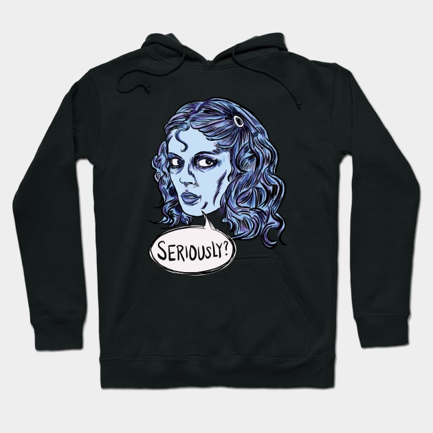 Rocky Horror Serious Janet Hoodie by TheEND42